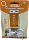 Bateria 9v recargable usb